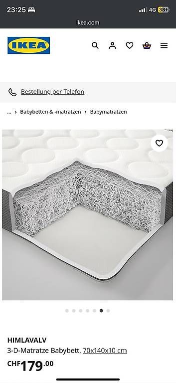 Materassi: Kinderbett Matratze Ikea Himlavalv 140x70 – Usato da Winterthur venduto da Samantha59 2
