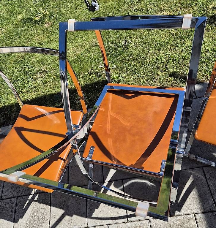 Sedie: 4 Marcello Cueno Klappstühle " Luisa " – Usato da Kräiligen venduto da Godebert 4