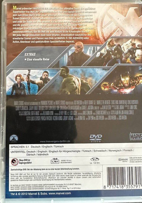 Tutti i DVDs: The Avengers 1 bis 4 Komplett – Usato da Beringen venduto da Mantafisch1 1