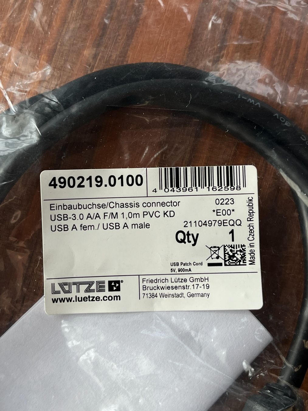 Cavi: 10Stück Lütze USB 3.0 Einbaubuchse – Nuovo e nell'imballaggio originale da Eggiwil venduto da Harleyman54 2