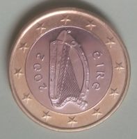 IRLAND - EIRE - 1 EURO 2002 - IM MÜNZKARTON SEHR VORZUEGLICH
