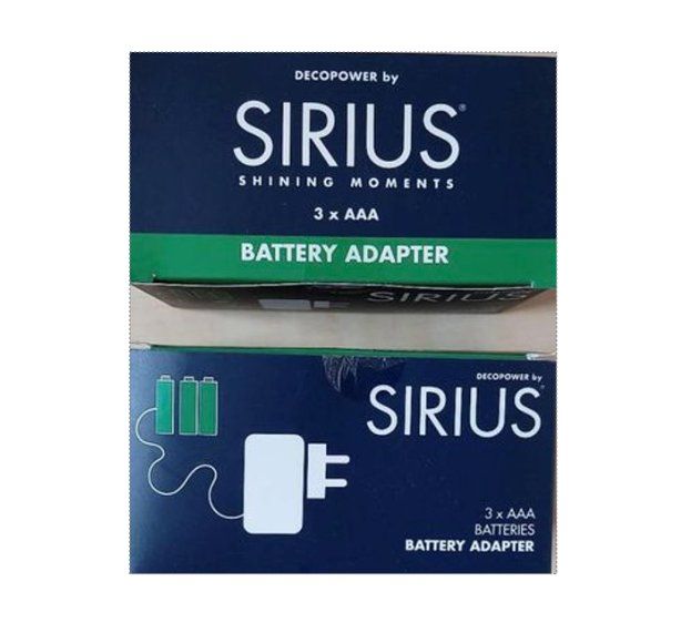 Unità & Adattatore: Sirius Batterie Adapter 3xAAA – Nuovo (secondo la descrizione) da Buttisholz venduto da Swiss2ndHandDeals