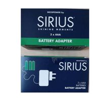Sirius Batterie Adapter 3xAAA