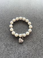 Bracelet perle et cœur