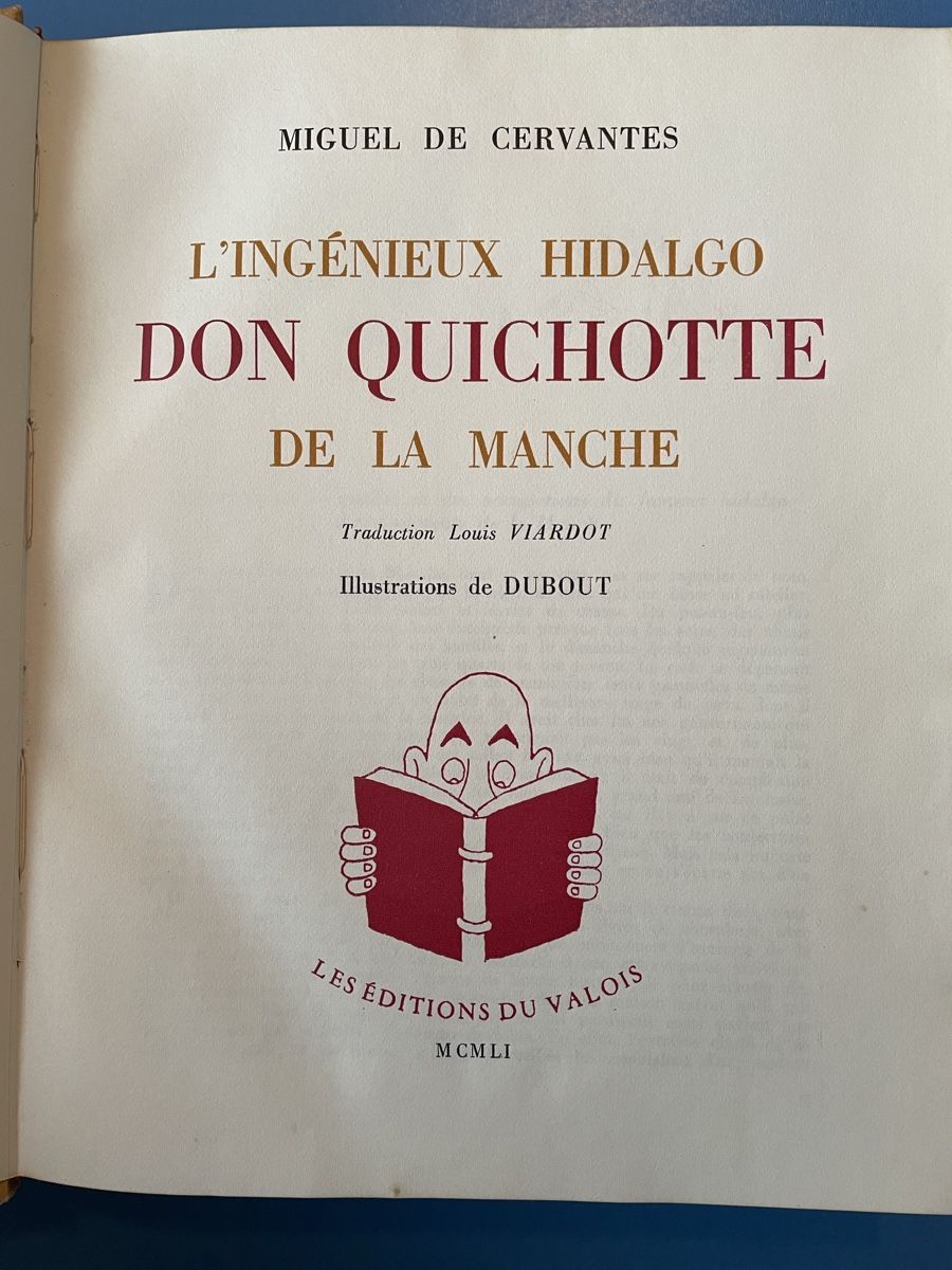 Bücher: Don Quichotte avec illustration de Dubout – Gebraucht aus Sins von Patrickwe