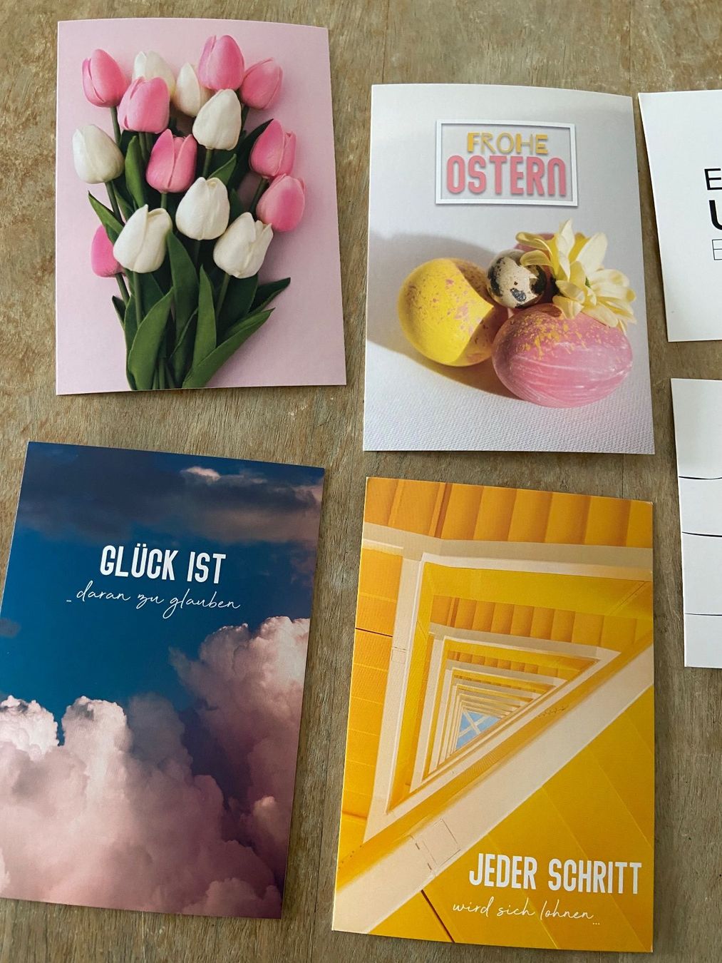 Ansichtskarten: 6 Postkarten OfficeTree Glück Ostern etc. – Neu (gemäss Beschreibung) aus Luzern von waterfront1 1