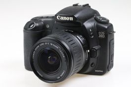 CANON EOS 20D mit EF-S 18-55mm und Zubehör
