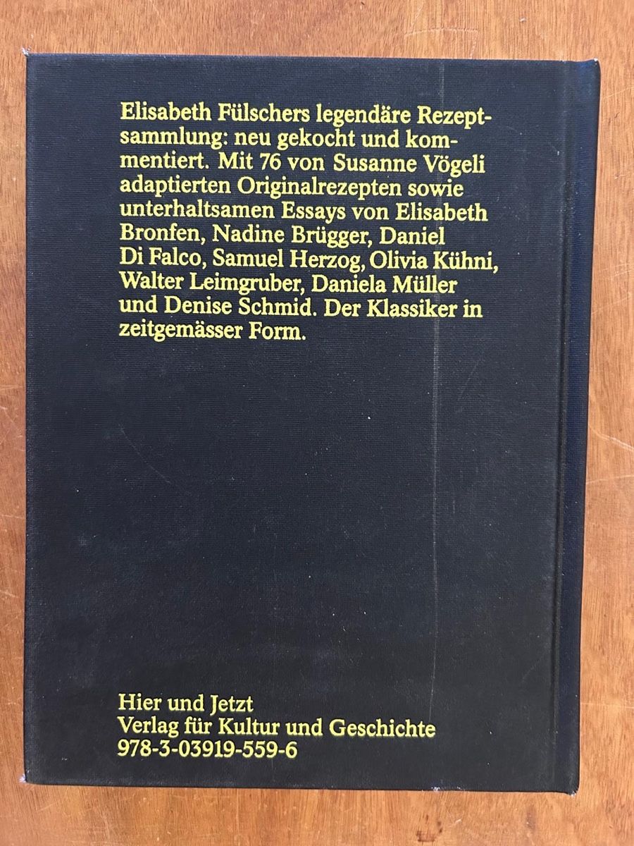 Bücher: Fülscher heute Kochbuch – Gebraucht aus Zürich von WWehrle 1