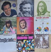 Disques vyniles d'époque en bon état, 33t + 45t