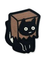 Cat in Bag Premium Stickpatch – 3D‑Aufnäher – neu