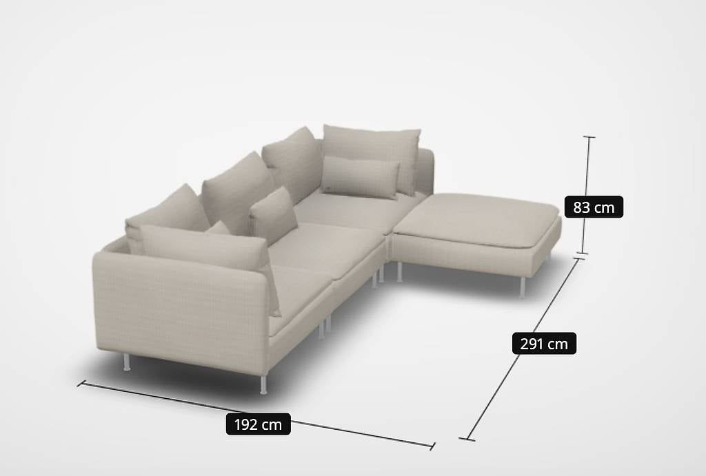 Ikea Divani: IKEA SÖDERHAMN Sofa in Hellbeige gratis zum Abholen – Usato da zürich venduto da Anna_Micol 3