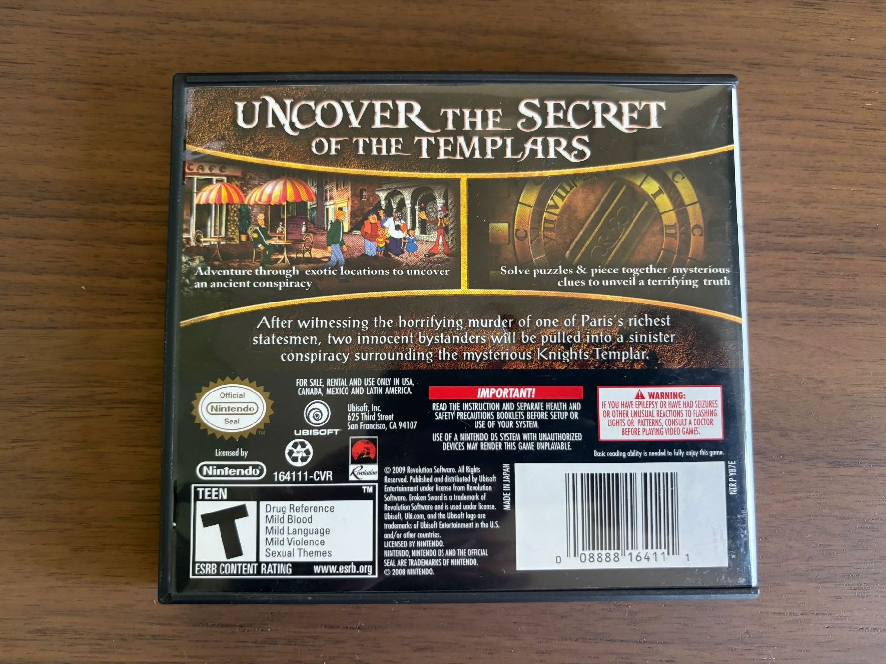 Nintendo Jeux: Broken Sword [DS][US] – D'occasion à Killwangen par Ryusens 1