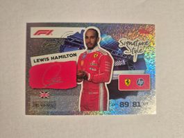 F1 Lewis Hamilton Ferrari Team Topps Turbo Attax 2026