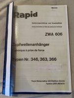 Bedienungsanleitung/Ersatzteilliste Rapid Treibachsanhänger