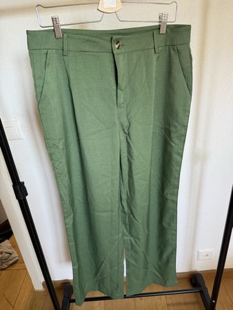 Stoffhose grün Polyester Grösse XL guter Zustand