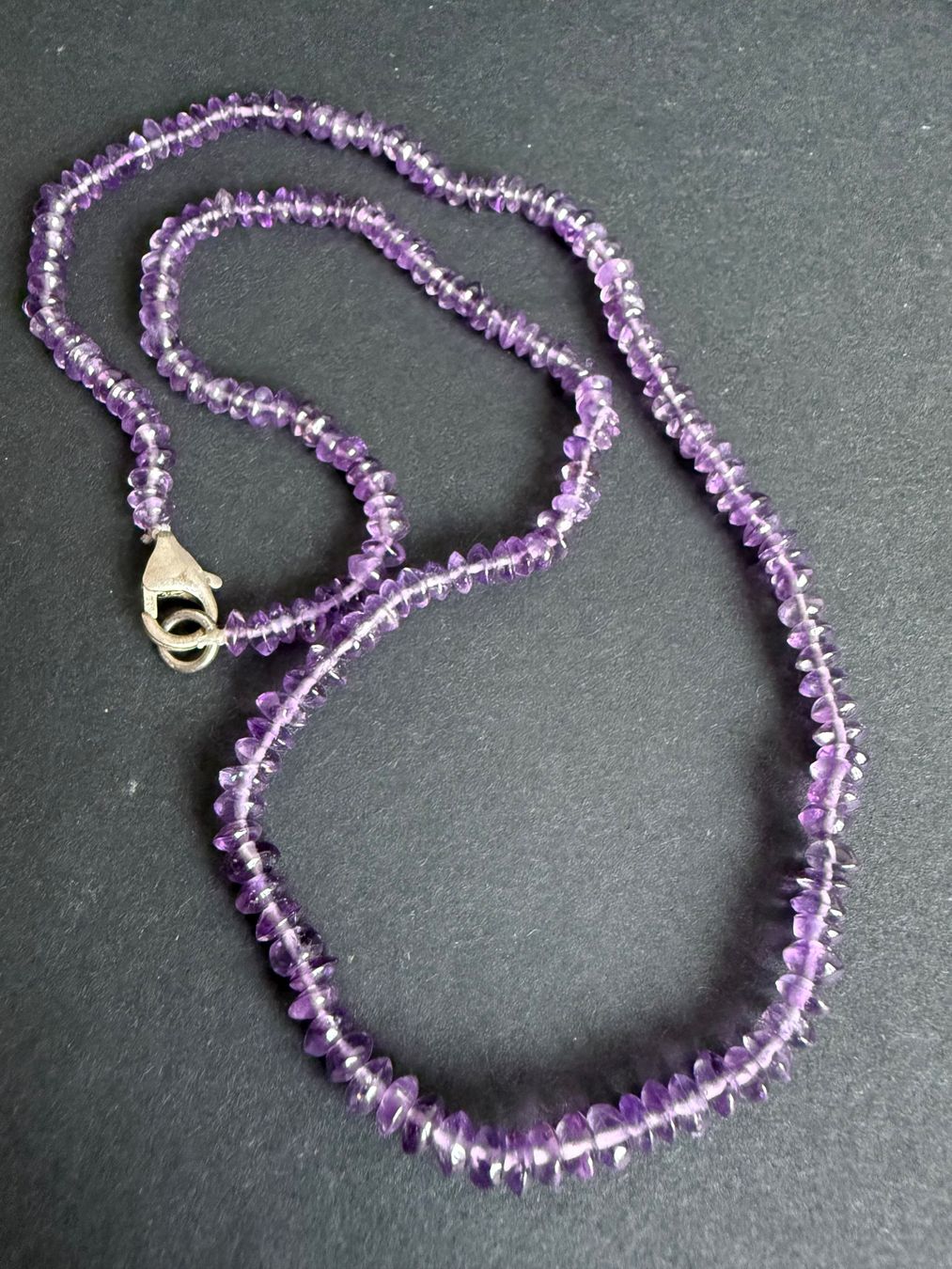 Ketten: Amethyst Kette mit Silber Verschluss 925 – Gebraucht aus Spiegel b. Bern von Rogger72 4
