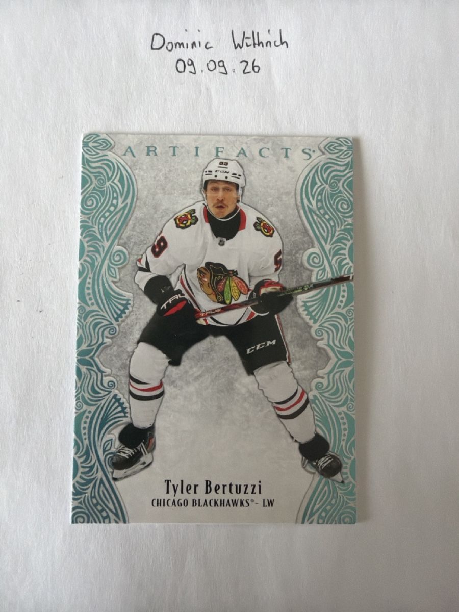 NHL Carte collezionabili: 2025-26 Artifacts Tyler Bertuzzi #40 Sky Blue – Nuovo (secondo la descrizione) da Düdingen venduto da doems72