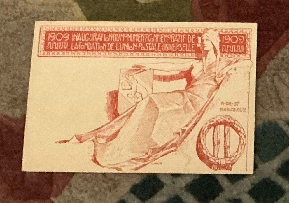 Tous les timbres: 1 Postkarte 1909 – D'occasion à Koblenz par Markenhimmel 1