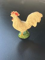 Schweizer Massefigur Hahn vintage figur