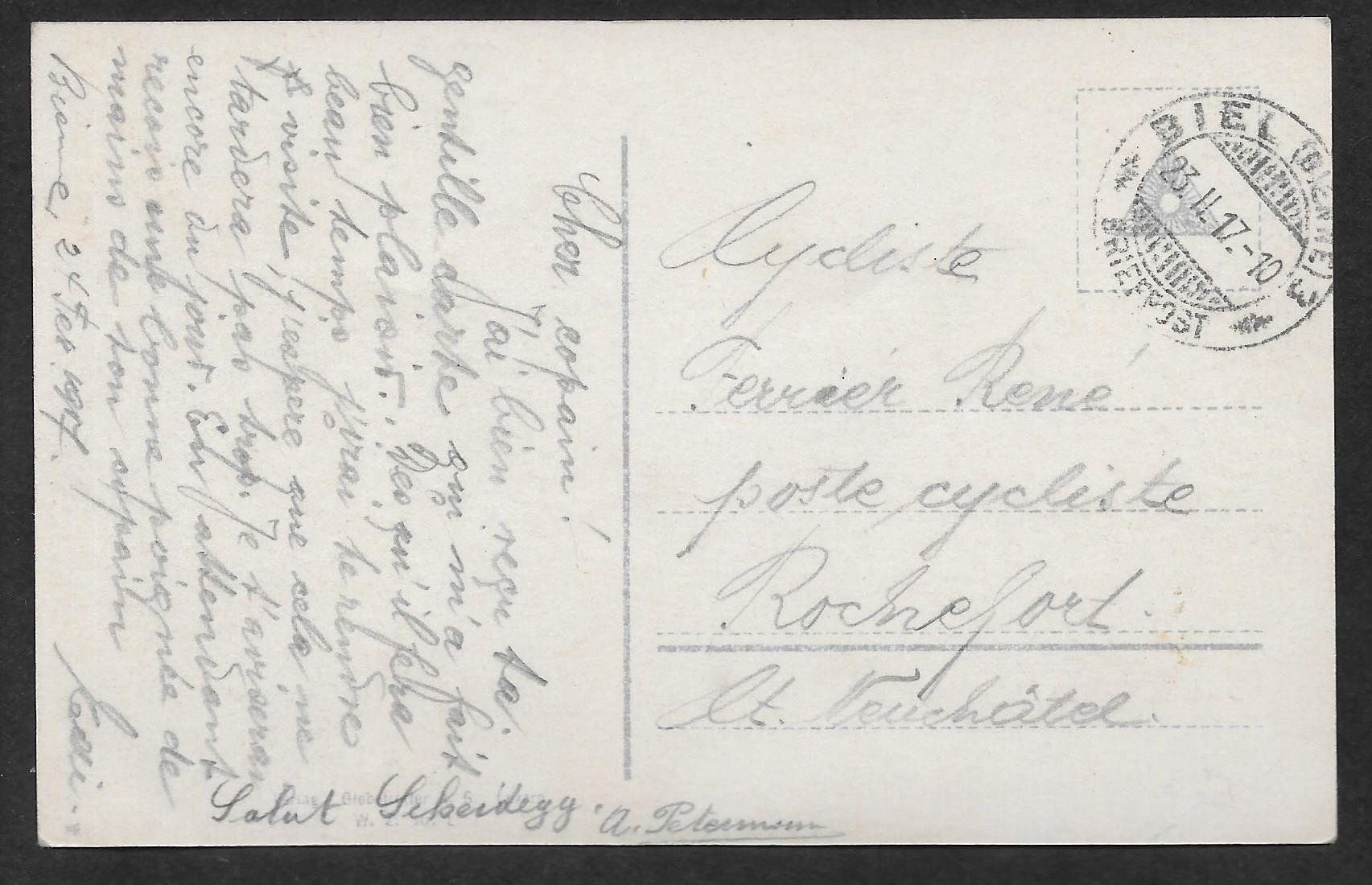 Cartoline postali: Biel - Bienne Teilansicht mit Kirche – Usato da Olten venduto da clotaldi 1