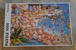 Cartoon Puzzle Beach, 1000 Teile von Piatnik