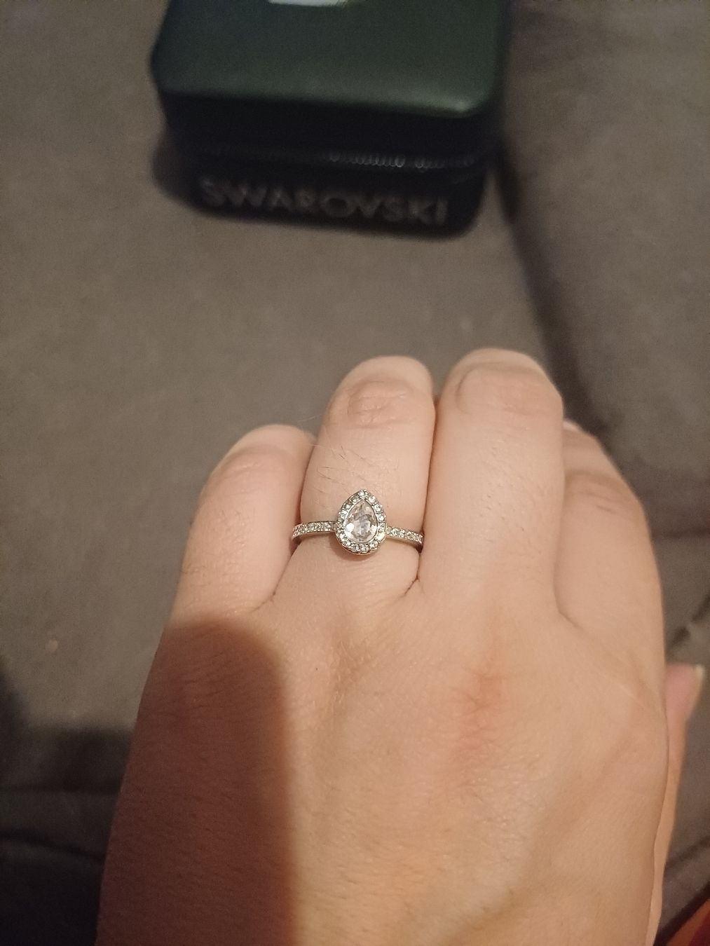 Swarovski Anelli: Swarovski Ring Tropfenform  – Usato da Ostermundigen venduto da Loulilou86 1