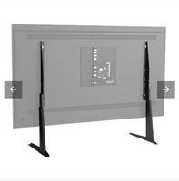 TV Standfuss schwarz verstellbar neu