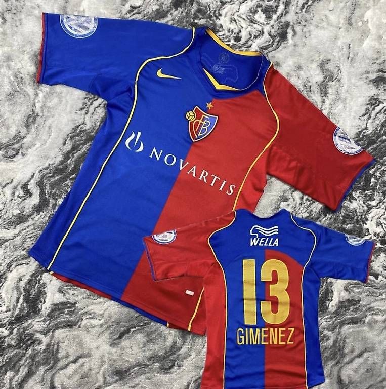 FC Basel Leibchen & Hosen: FC Basel Gimenez #13 Trikot Saisons 04/06 – Gebraucht aus Basel von noe.isler