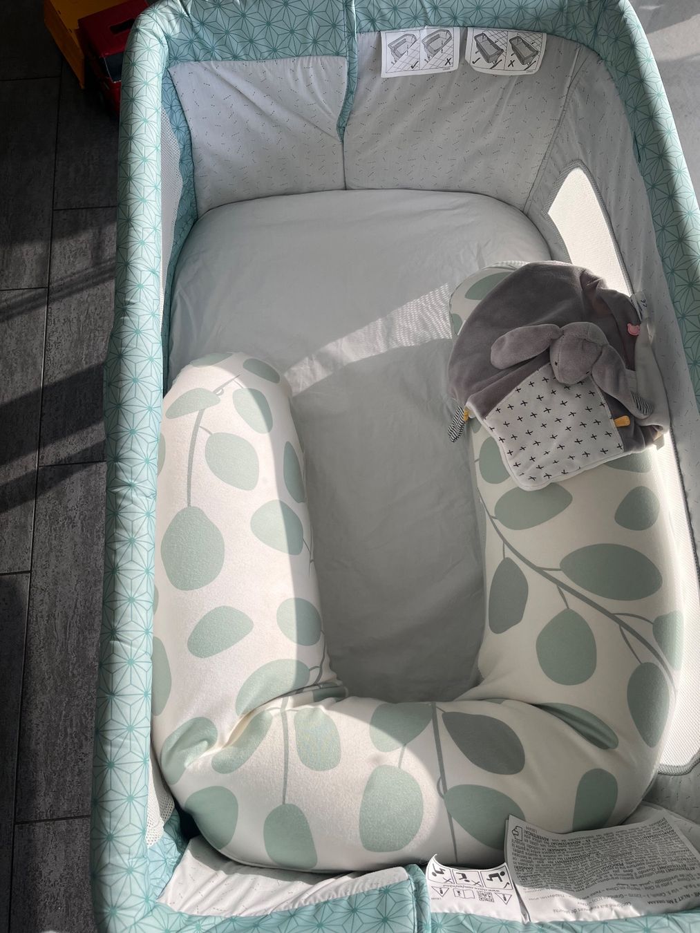 Chicco Letti: CoDodo Next2me Dream bleu clair Chicco avec 2 draps adaptés – Usato da Estavayer-le-Lac venduto da stelina13 4