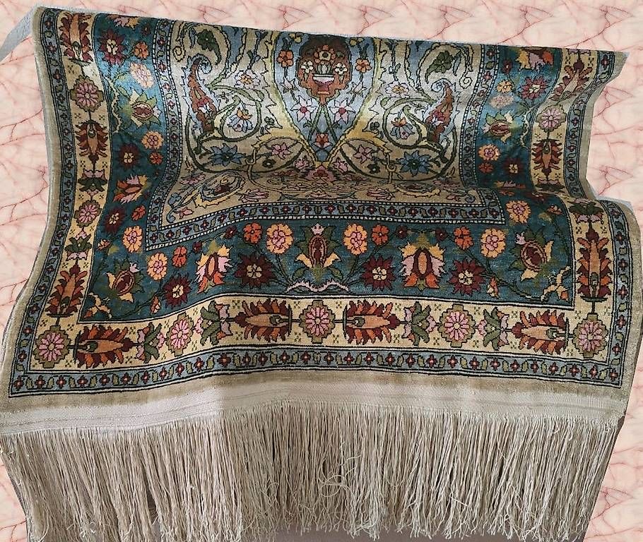 Tappeti: Wunderschöner echt originaler Hereke Seidenteppich 60x100 Cm – Usato da Kriens venduto da atlas2014