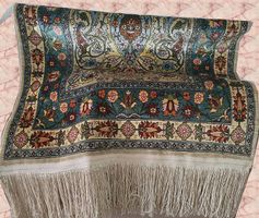 Wunderschöner echt originaler Hereke Seidenteppich 60x100 Cm