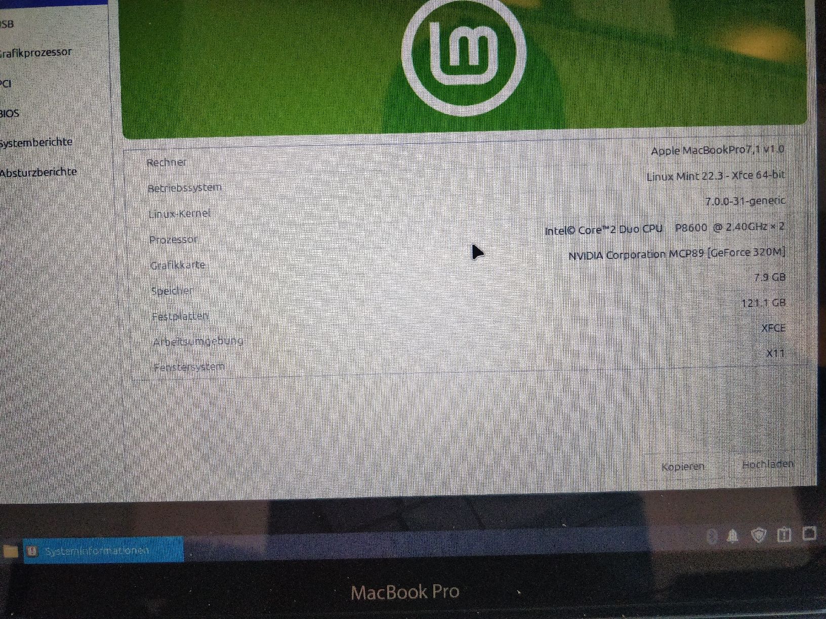 Apple Notebooks: Apple MacBook Pro mit Linux mint – Gebraucht aus Flawil von rcnkr 1