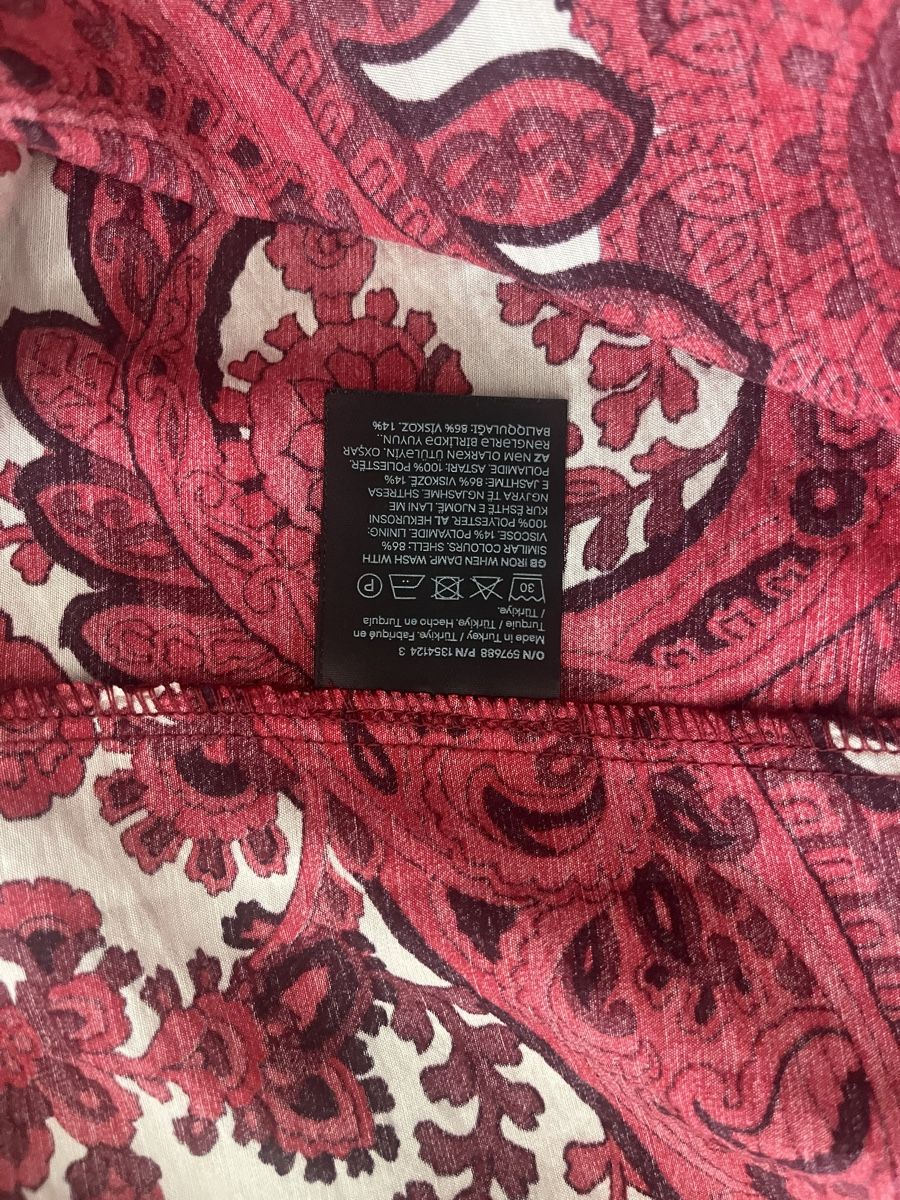 H&M Kleider: Kleid H&M gemustert rot Grösse S neu – Neu (gemäss Beschreibung) aus Olten von sae_82z2 7