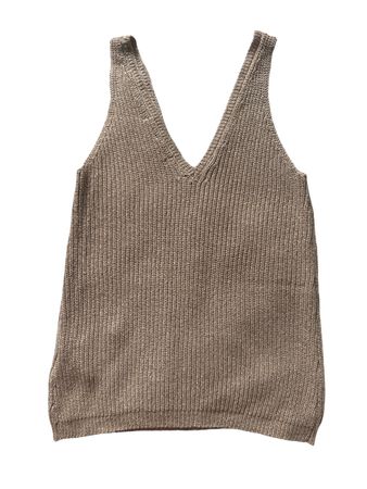 Top in maglia V collo donna usato, perfetto per l'estate! 