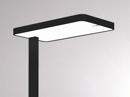 Moltoluce Stehleuchte SYSTEM 02.1 F schwarz für Arbeitsplatz