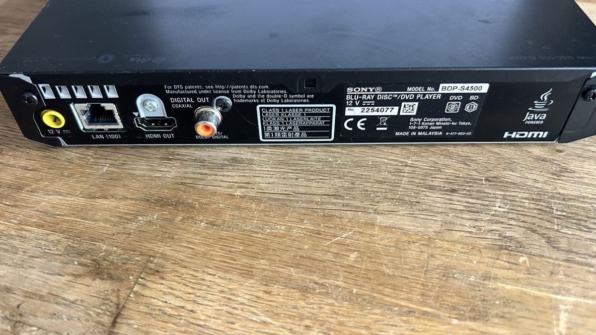 Sony Lettore multimediale & Streamer: Sony BDP-S4500 Blu-ray Disc DVD Player Black – Usato da Lugano venduto da bad_2t9b 1