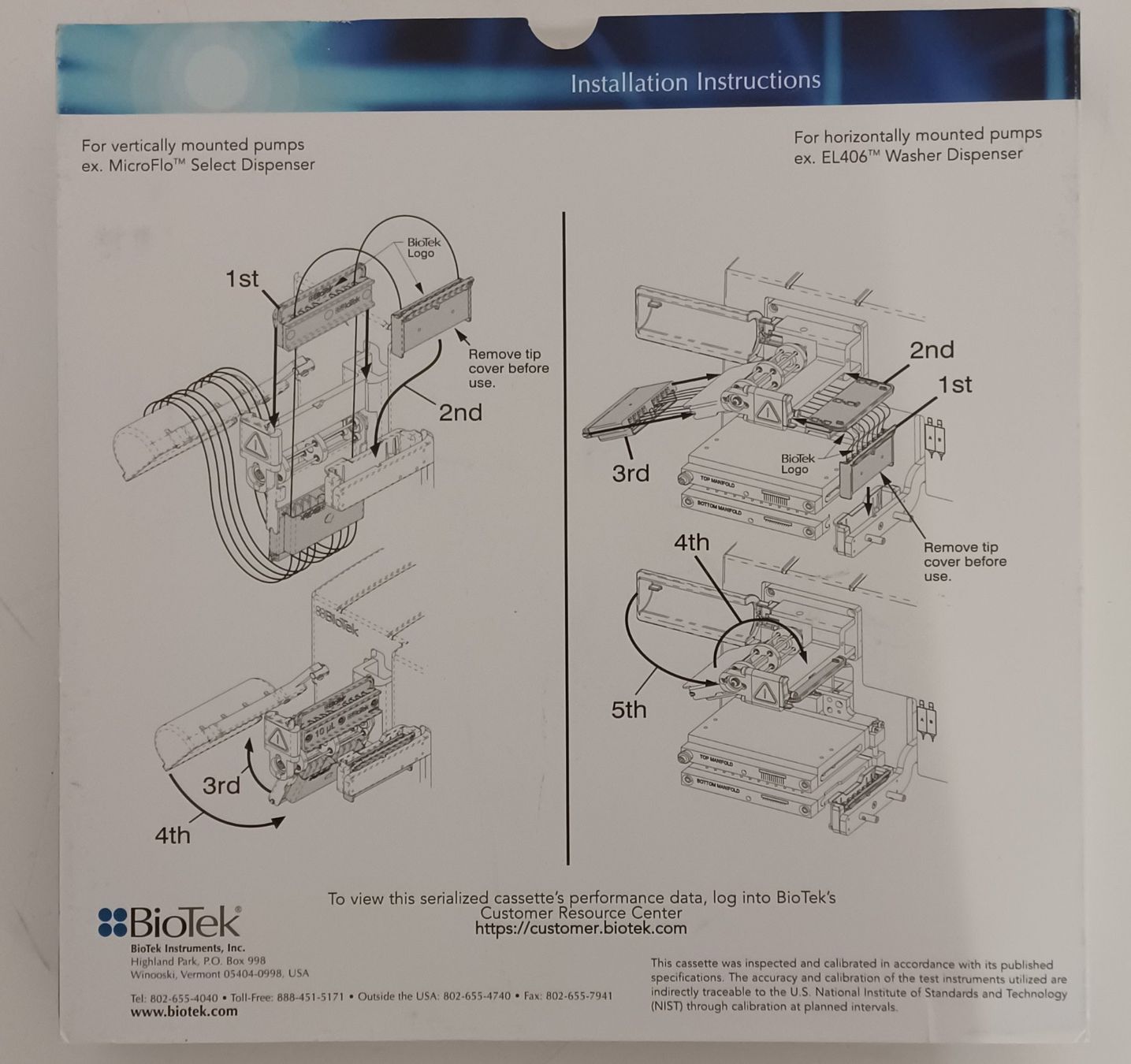 Accessori da laboratorio: Biotek Dispense Cassette 7170012 – Usato da Niederdorf venduto da LeptonAG_Labor 3