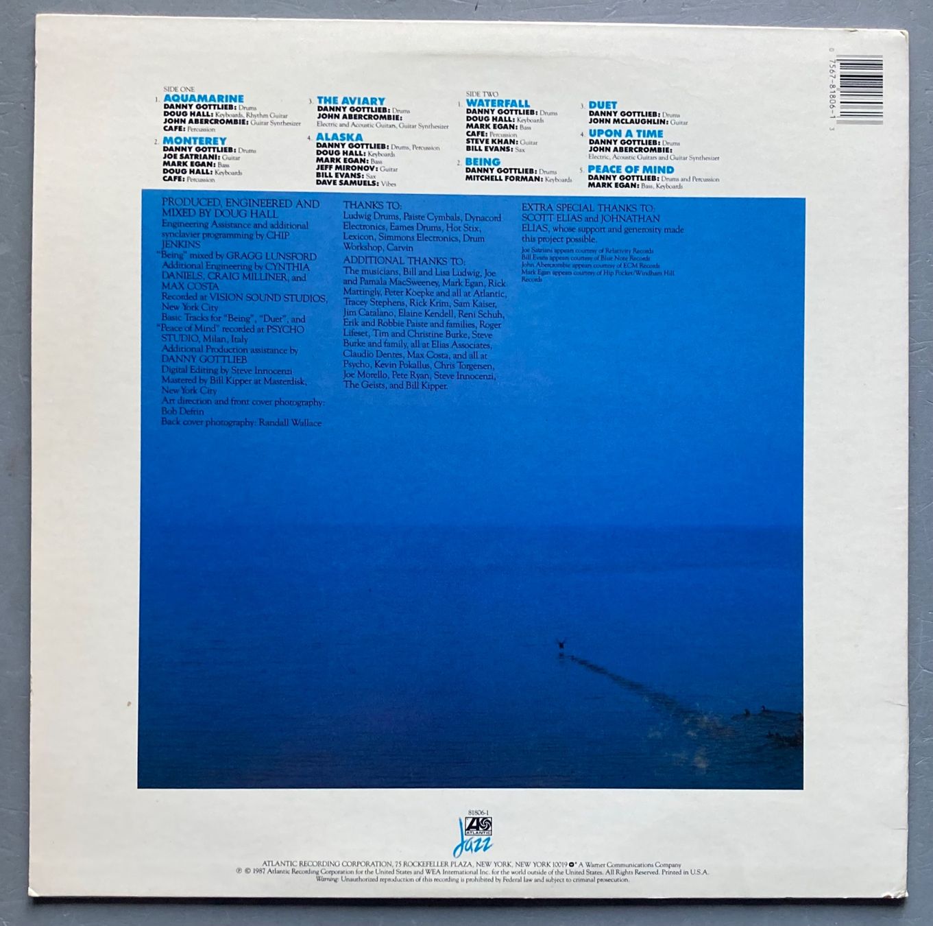 Schallplatten: DANNY GOTTLIEB - AQUAMARINE – Gebraucht aus Poliez-Pittet von Newtown-Records 1