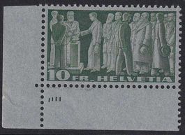 1938, Symbolische Darstellungen, postfr. Serie, FA Renggli