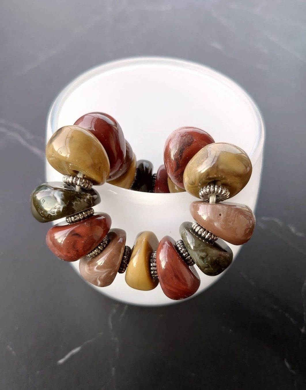 Bracelets: ErdFarbenes ModeSchmuck ArmBand – D'occasion à Neuhausen par MonoCeros 1
