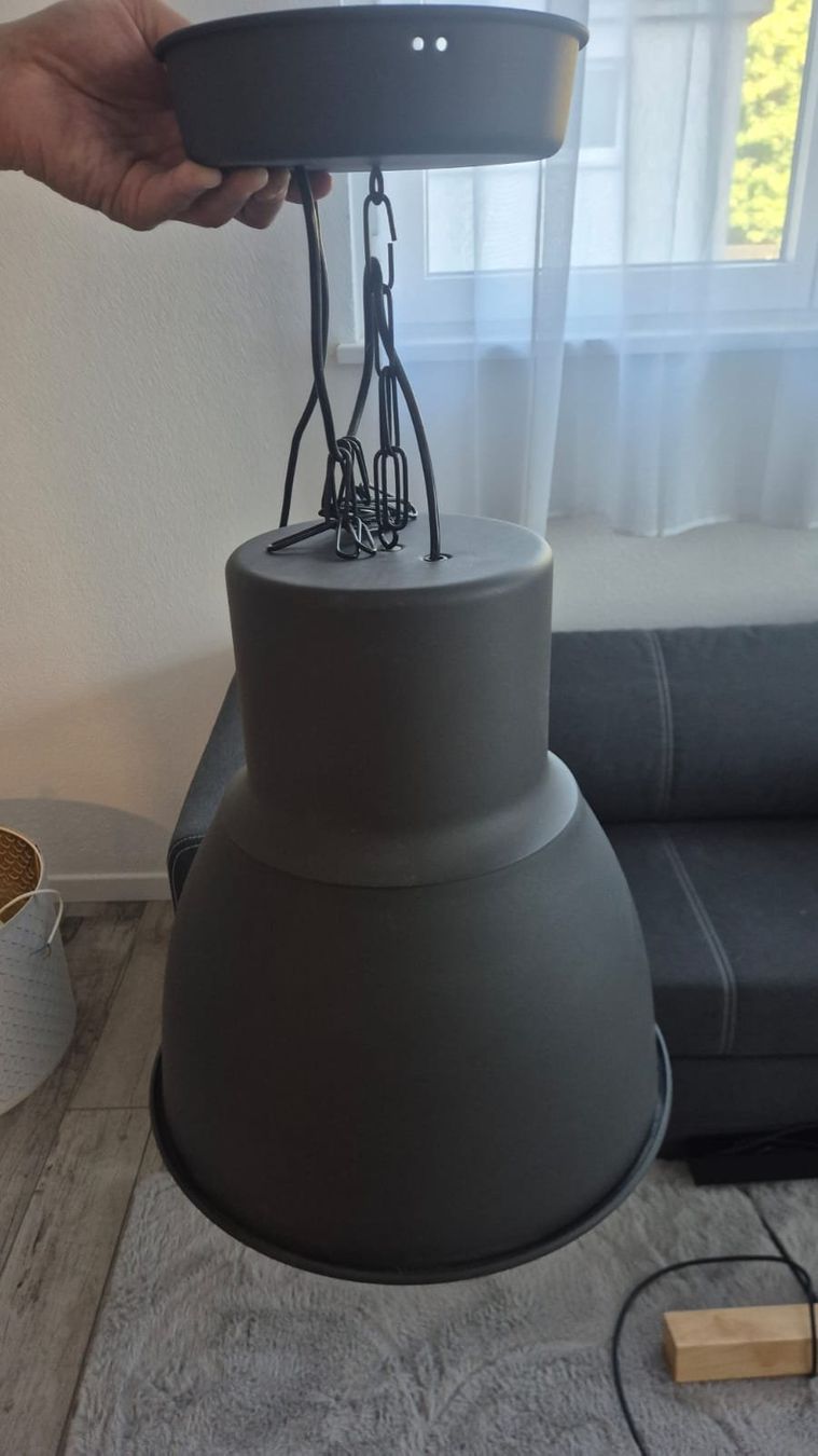 Livique Kronleuchter & Deckenlampen: Suspension industrielle style loft Anthracite mat – Gebraucht aus Boulens von ced_hcq8