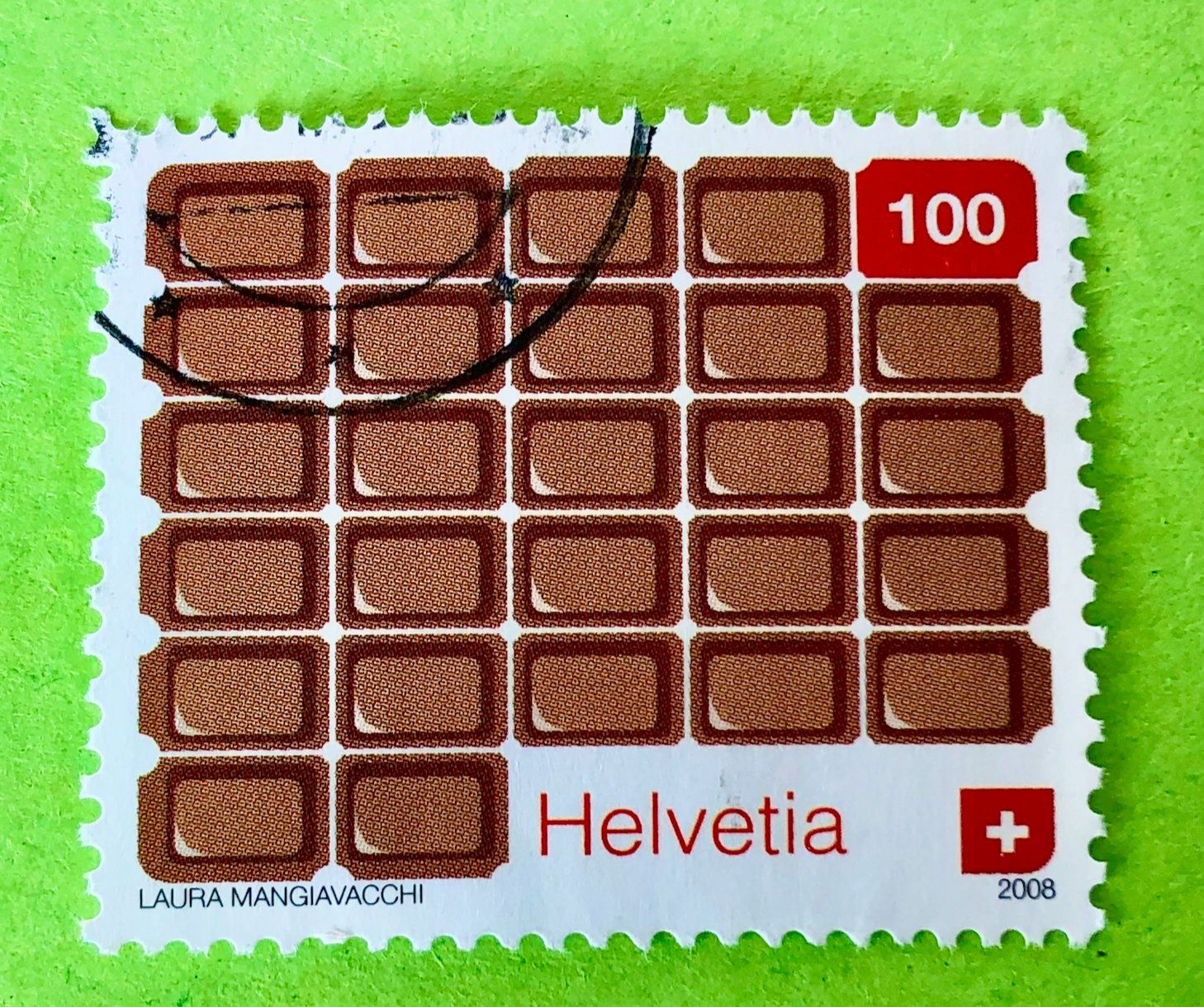 Tutti i francobolli: Nr.1285 Schokolade GESTEMPELT  – Usato da Aarau venduto da Billa007