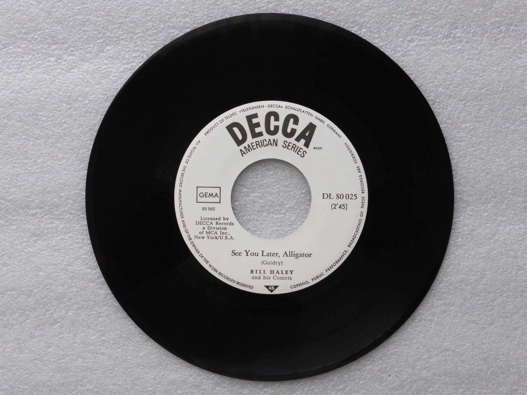 Schallplatten: Vinyl Single   BILL HALEY – Gebraucht aus Küssnacht am Rigi von Mondkinder 1