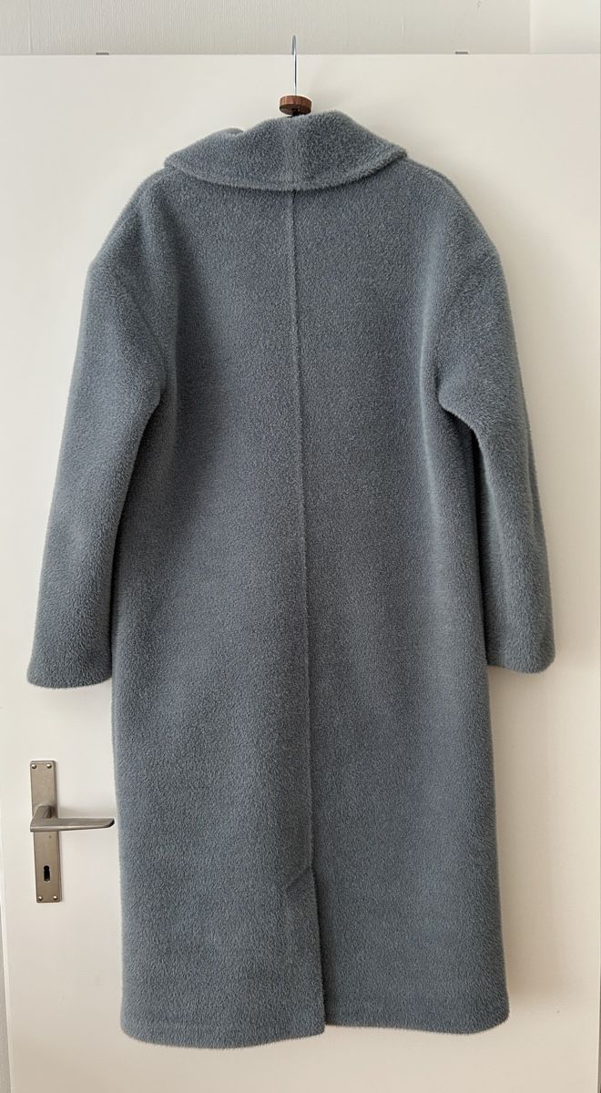 Cappotti: Feiner Designer Mantel, rauchblau, S – Usato da Spiez venduto da gerybe 1