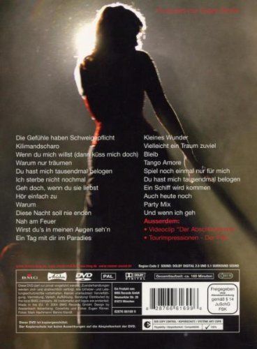 Tutti i DVDs: Berg Andrea: Oberhausen Live DVD – Nuovo e nell'imballaggio originale da Steinhausen venduto da Vilivinili 1
