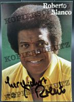 Roberto Blanco - Autogrammkarte ca. 1970er Jahre