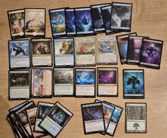 Lot of 42 Magic Cards (French) with Rares, Fullart Lands etc