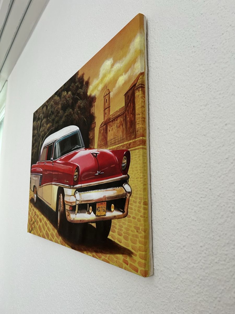 Poster & Bilder: Leinwandbild “Cuba Oldtimer” – Gebraucht aus Schliern b. Köniz von den_57hf 2