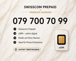 Swisscom Prepaid Premium Nummer