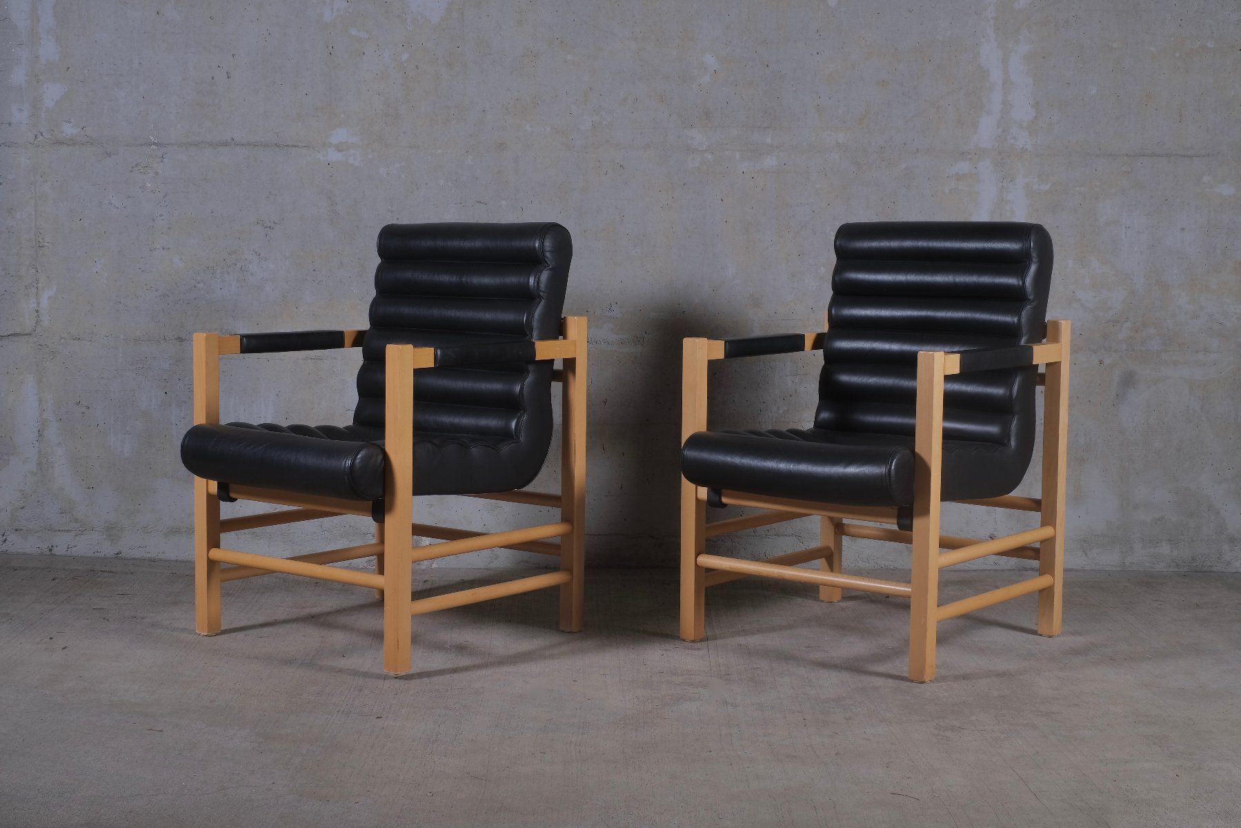 Sessel: 6 SESSEL ERNST GISEL LEDER SCHWARZ – Gebraucht aus Zürich von mrbluewave 1